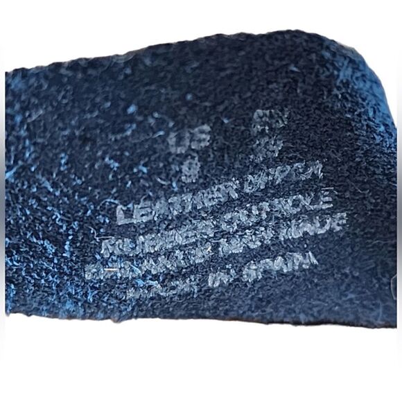 Sam Edelman- Krissy Leather Suede Mixed Media Canvas Espadrille Flats, Size 8 - Picture 4 of 13